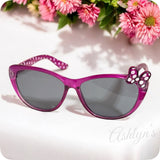 Adorable Polkadot Bow Kids Sunglasses