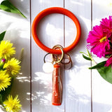 Every Girls Must! Leather Bangle Tassel Keychain