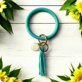 Every Girls Must! Leather Bangle Tassel Keychain