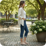 Judy Blue Dark Wash Cuffed Capris-Summer Comfort