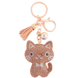 Adorable Puffy Rhinestone Keychain-Purse Charm-Backpack Charm