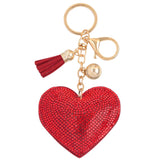 Adorable Puffy Rhinestone Keychain-Purse Charm-Backpack Charm