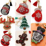 Adorable Puffy Rhinestone Keychain-Purse Charm-Backpack Charm