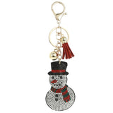 Adorable Puffy Rhinestone Keychain-Purse Charm-Backpack Charm