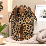 XXL Leopard Print Weekender Tote Bag-Shoulder Bag-Sling Bag-Purse