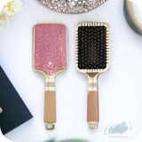 Rhinestone Heather Air Cushion Silicone Handle Brush