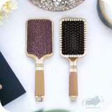 Rhinestone Heather Air Cushion Silicone Handle Brush