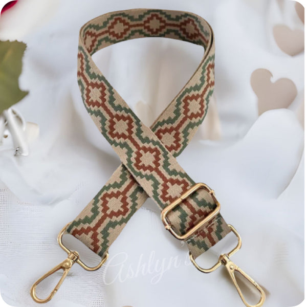 Aztec Print Replacement Versatile Purse Strap-Guitar Strap-Bag Strap