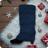 Cozy Knit Lace Boot Toppers-Boot Cuffs-Leg Warmers
