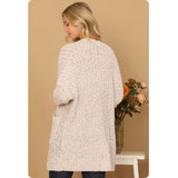 Open Front Cuddly Soft Sweater Cardigan with Pockets-Jacket-Outerwear