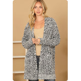 Open Front Cuddly Soft Sweater Cardigan with Pockets-Jacket-Outerwear