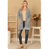 Open Front Cuddly Soft Sweater Cardigan with Pockets-Jacket-Outerwear