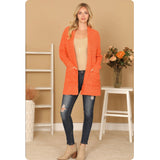 Open Front Super Soft Sweater Cardigan with Pockets-Jacket-Outerwear