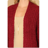 Open Front Cuddly Soft Sweater Cardigan with Pockets-Jacket-Outerwear