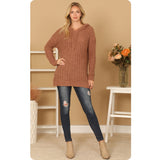 Ashlyn’s Cuddly Soft Popcorn Hooded Sweater-3 Colors