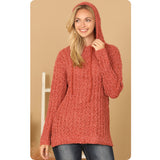 Ashlyn’s Cuddly Soft Popcorn Hooded Sweater-3 Colors