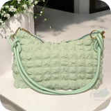 Adorable Cloud Puffy Pleated Crossbody Shoulder Bag