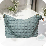 Adorable Cloud Puffy Pleated Crossbody Shoulder Bag