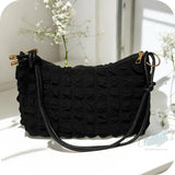 Adorable Cloud Puffy Pleated Crossbody Shoulder Bag