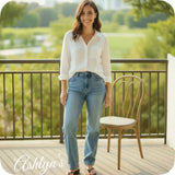 JUDY BLUE Casual Days HW Tummy Control Straight Leg Jeans