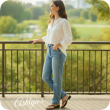JUDY BLUE Casual Days HW Tummy Control Straight Leg Jeans