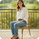 JUDY BLUE Casual Days HW Tummy Control Straight Leg Jeans