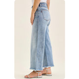 JUDY BLUE Hollywood Star Ankle Wide Leg Jeans