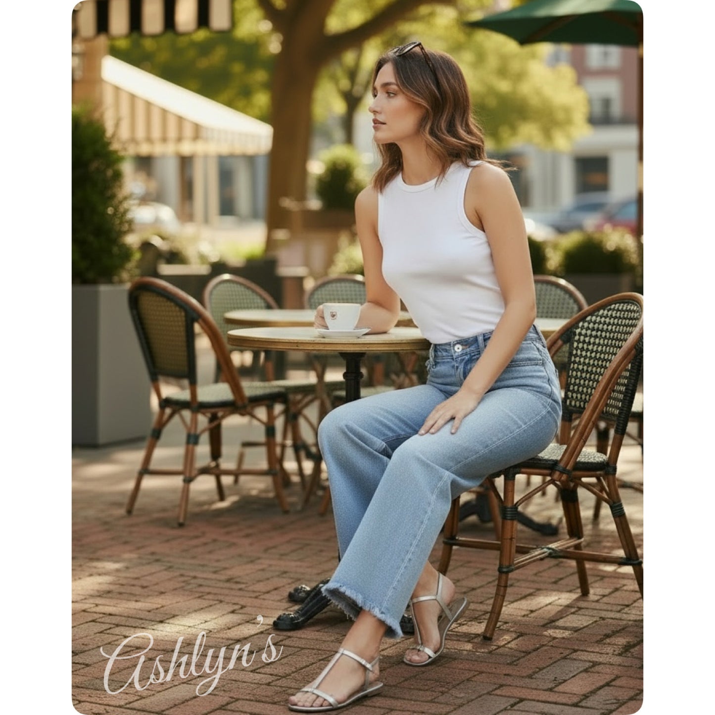 JUDY BLUE Hollywood Star Ankle Wide Leg Jeans