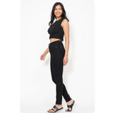 JUDY BLUE High Waist TUMMY CONTROL Black Skinny Jeans-Stretchy Comfort