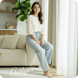 JUDY BLUE Arc Leg Light Wash Jeans