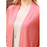 Ashlyn’s Casually Classy Long Sleeve Terracotta Cardigan-Outerwear