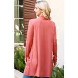 Ashlyn’s Casually Classy Long Sleeve Terracotta Cardigan-Outerwear