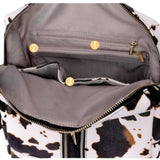 Tan Versatile Backpack with Pouch-Satchel-Purse-Shoulder Bag