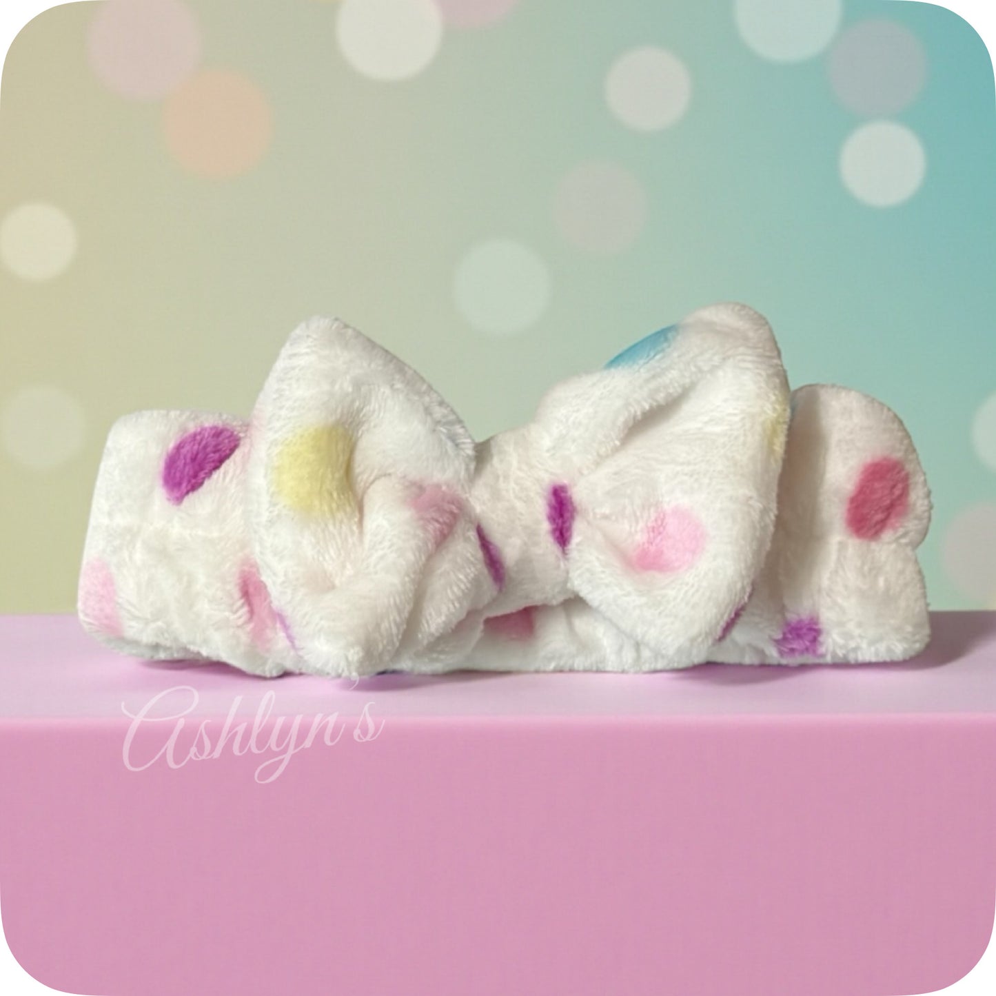 Plush Spa Headband-Cosmetic Headband-Hair Wrap