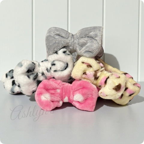 Plush Spa Headband-Cosmetic Headband-Hair Wrap