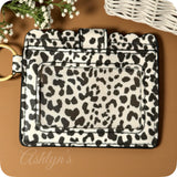 Animal Print Bangle ID Wallet with Tassel Charm