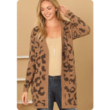 Don’t be Jealous-Ashlyn’s Animal Print Camel Sweater Cardigan-Jacket