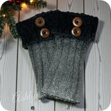 Cute as a Button Pepper Knit Boot Toppers-Boot Cuffs-Warmers