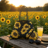 XL Neoprene Sunflower Tote Bag