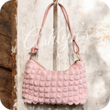 Adorable Cloud Puffy Pleated Crossbody Shoulder Bag