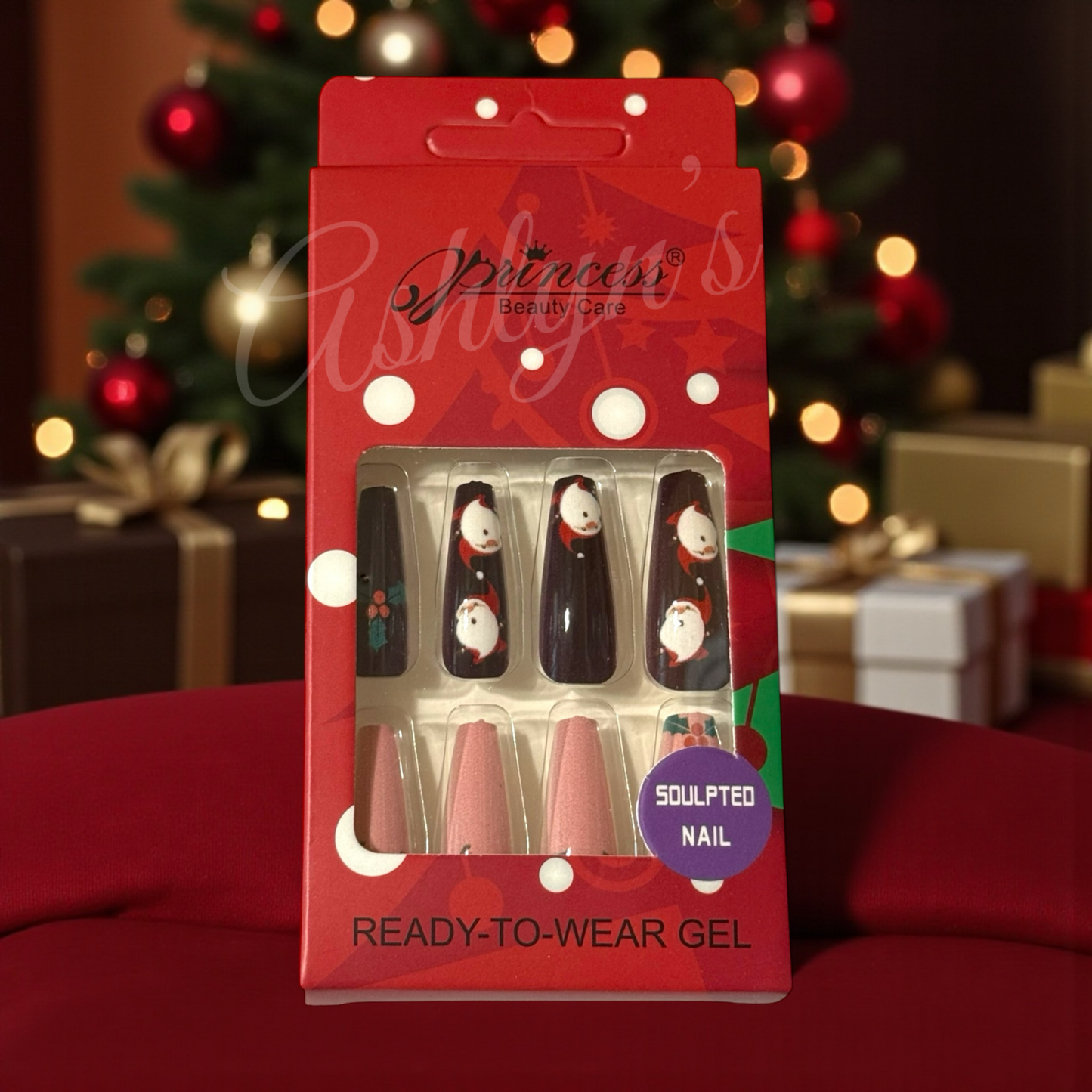 Christmas Theme Press On Nails
