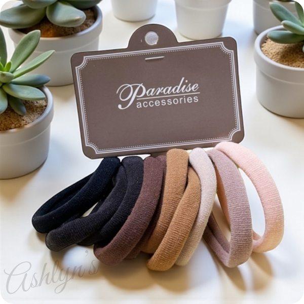 Neutral Tone 10pc Super Soft Hair Tie Set