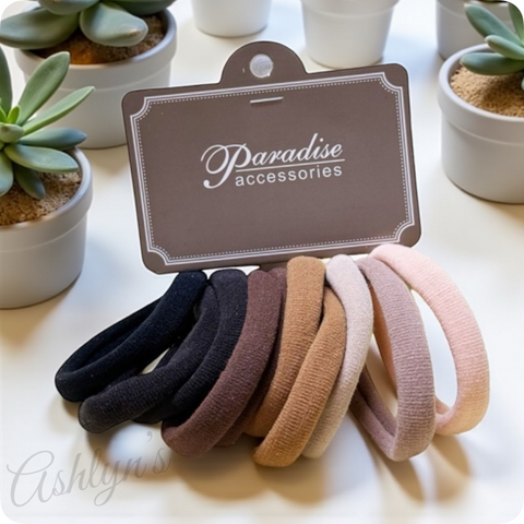 Neutral Tone 10pc Super Soft Hair Tie Set