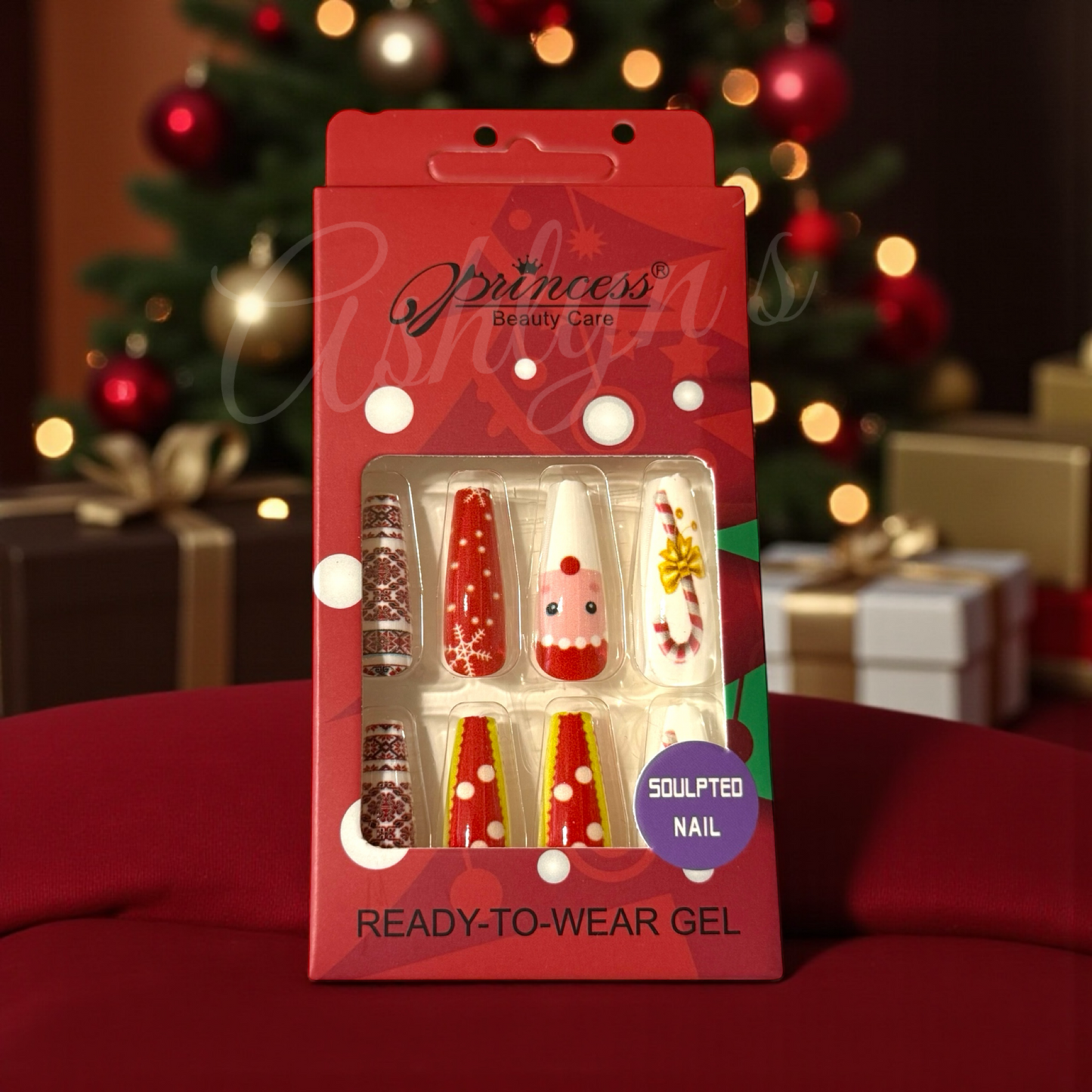 Christmas Theme Press On Nails
