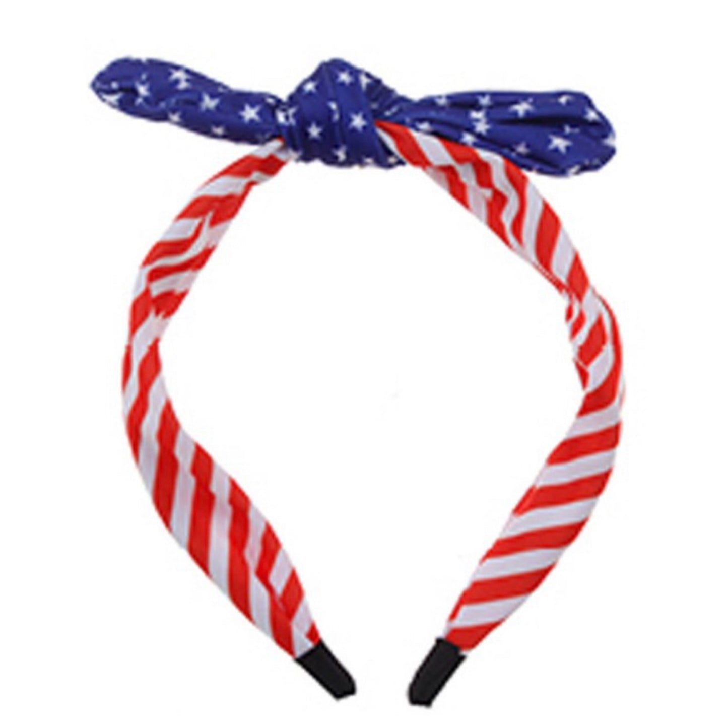 American Pride Bow Tie American Flag Headband
