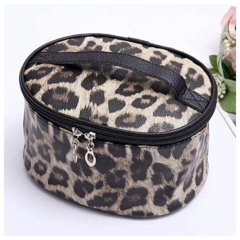 Adorable Leopard Cosmetic Toiletry Storage Bag