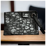 Special ~Oh Yes a Must! Leather Black Clutch-Bag