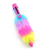 Crazy Cute Fluffy Rainbow 6 Writing Color Pen