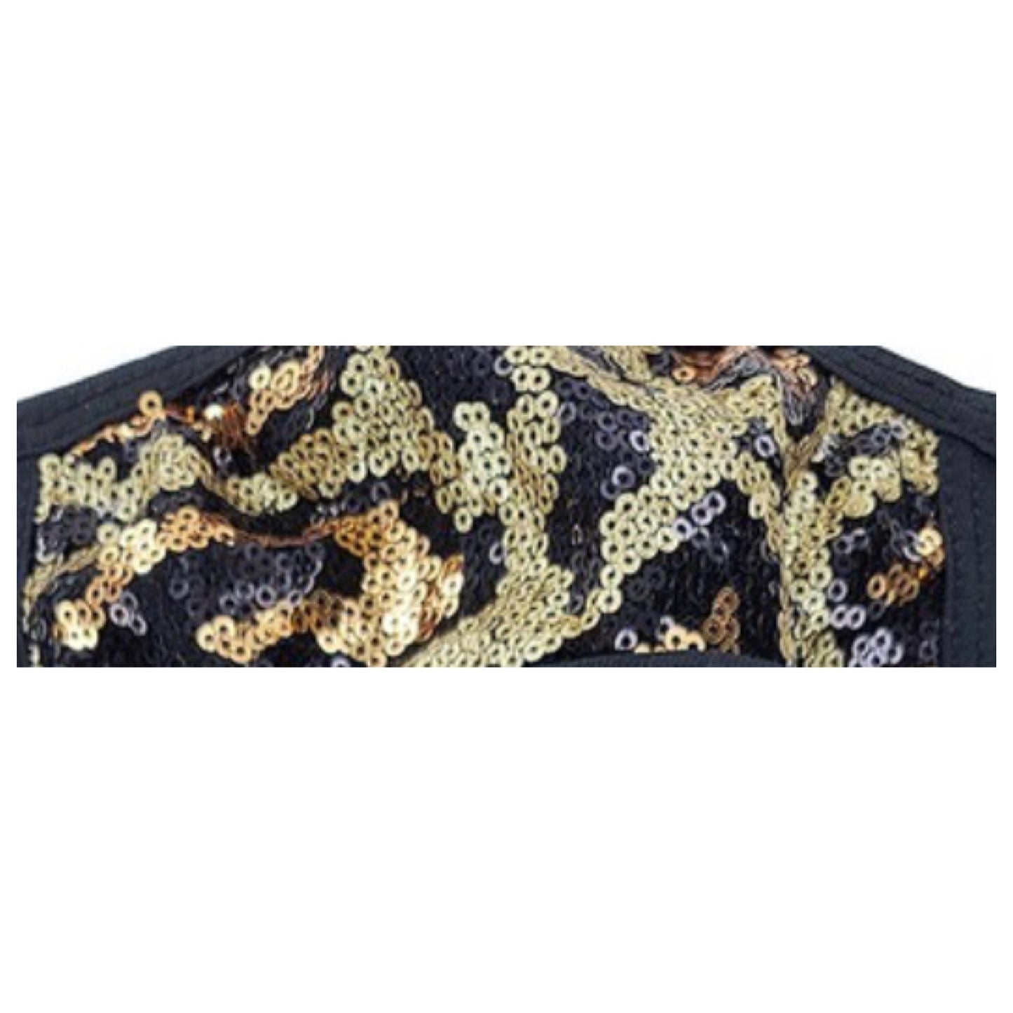 Keeping it in Style! Leopard Sequin Fashion Face Wear