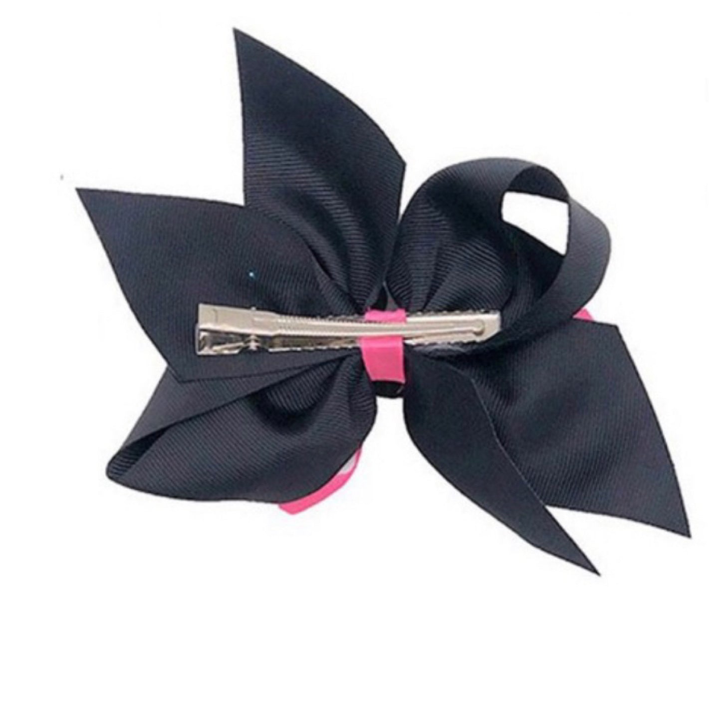 Adorable Polkadot Hair Bow with Bling Mouse Center